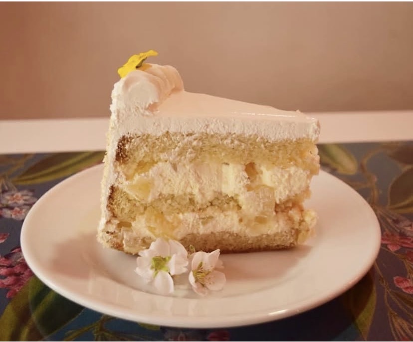 Torta Piña y Coco — No me olvides Pastelería